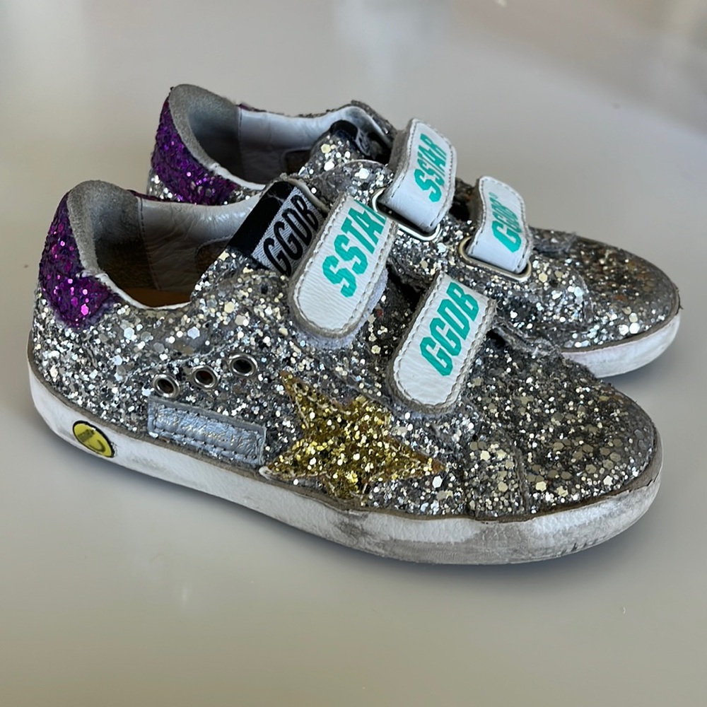 Golden Goose Old School Glitter Sneakers